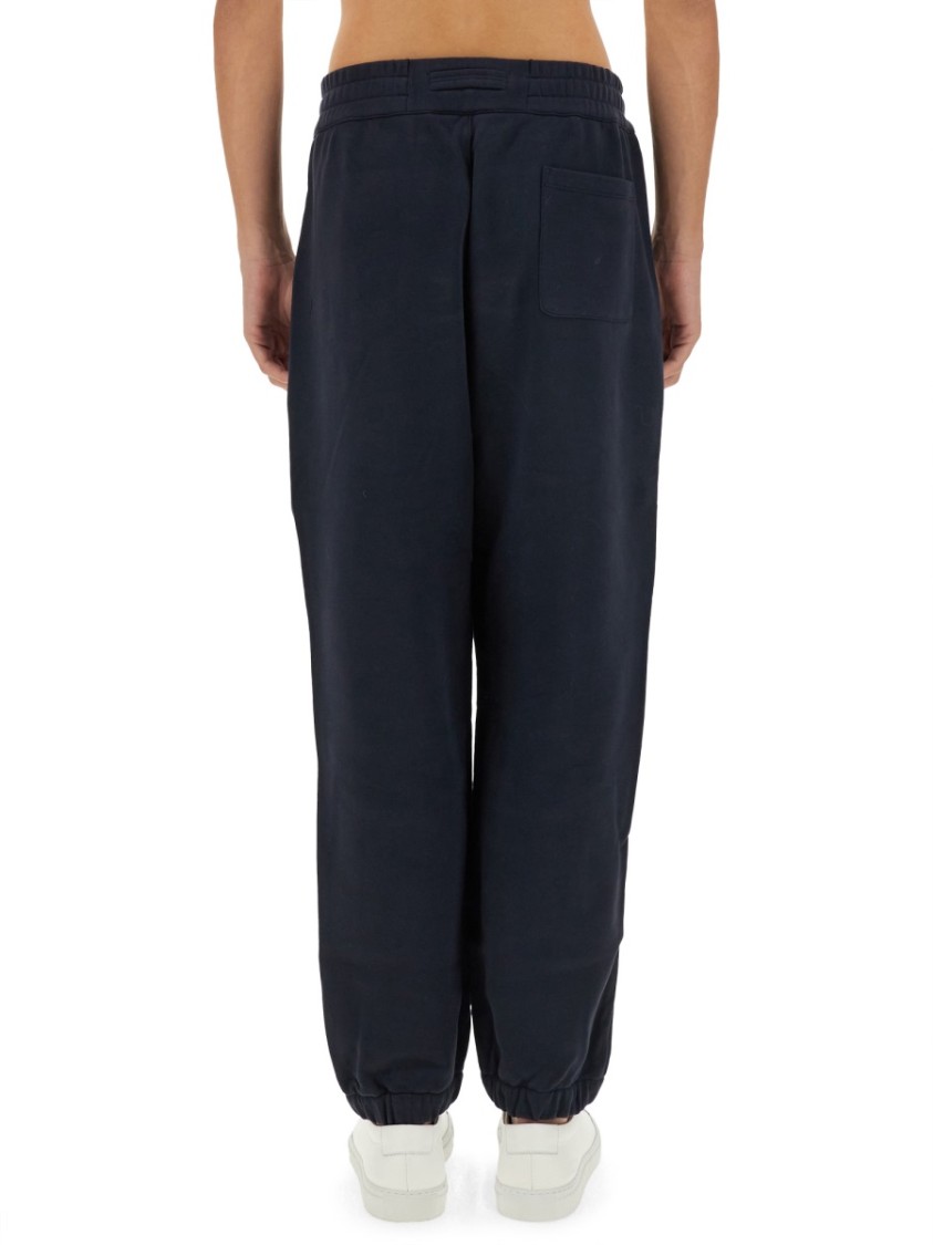 Zegna Jogging Pants With Subtle Logo Detail In Black