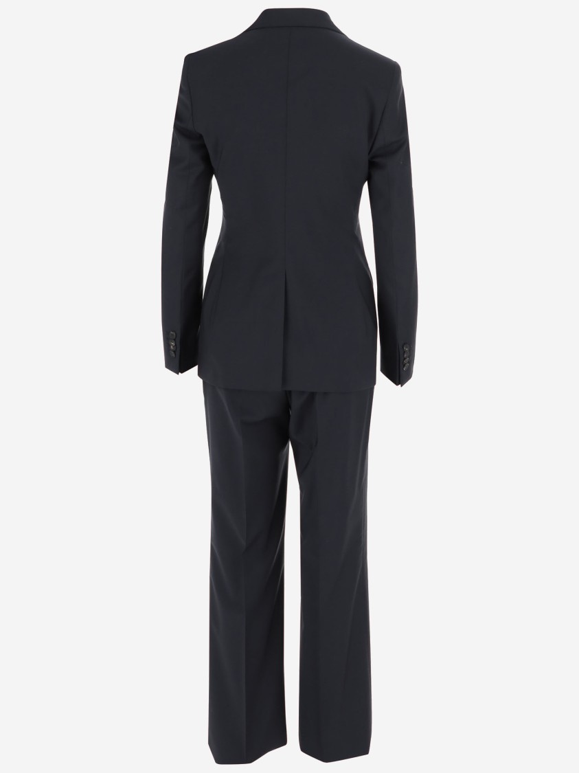 Shop Tagliatore Stretch Virgin Wool Suit