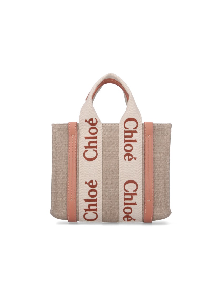 Chloé "woody" Tote Bag – Beige In Neutral
