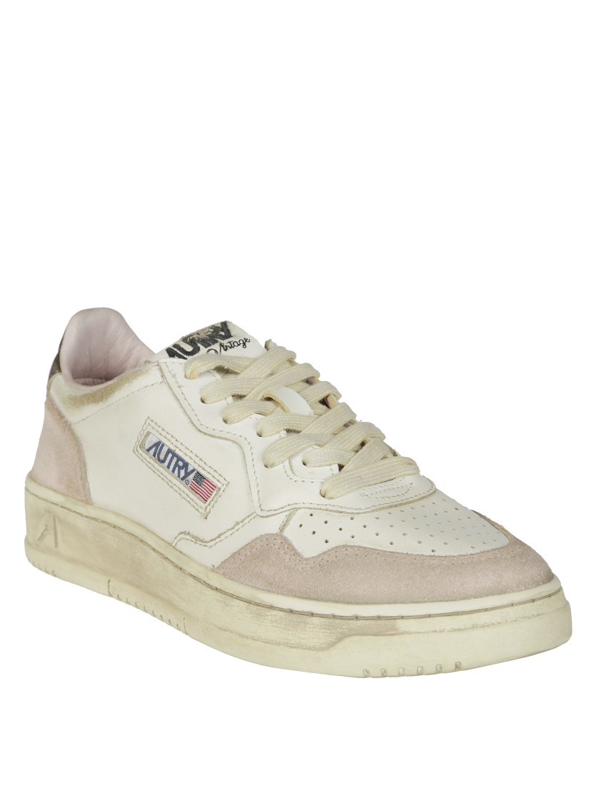 Autry Sup Vint Low Sneakers In Neutral