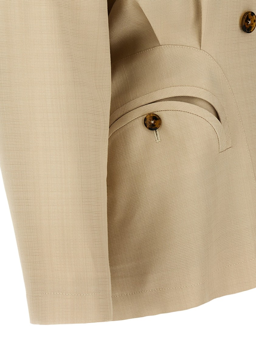 Blazé Milano 'sheena Ares' Blazer In Neutral