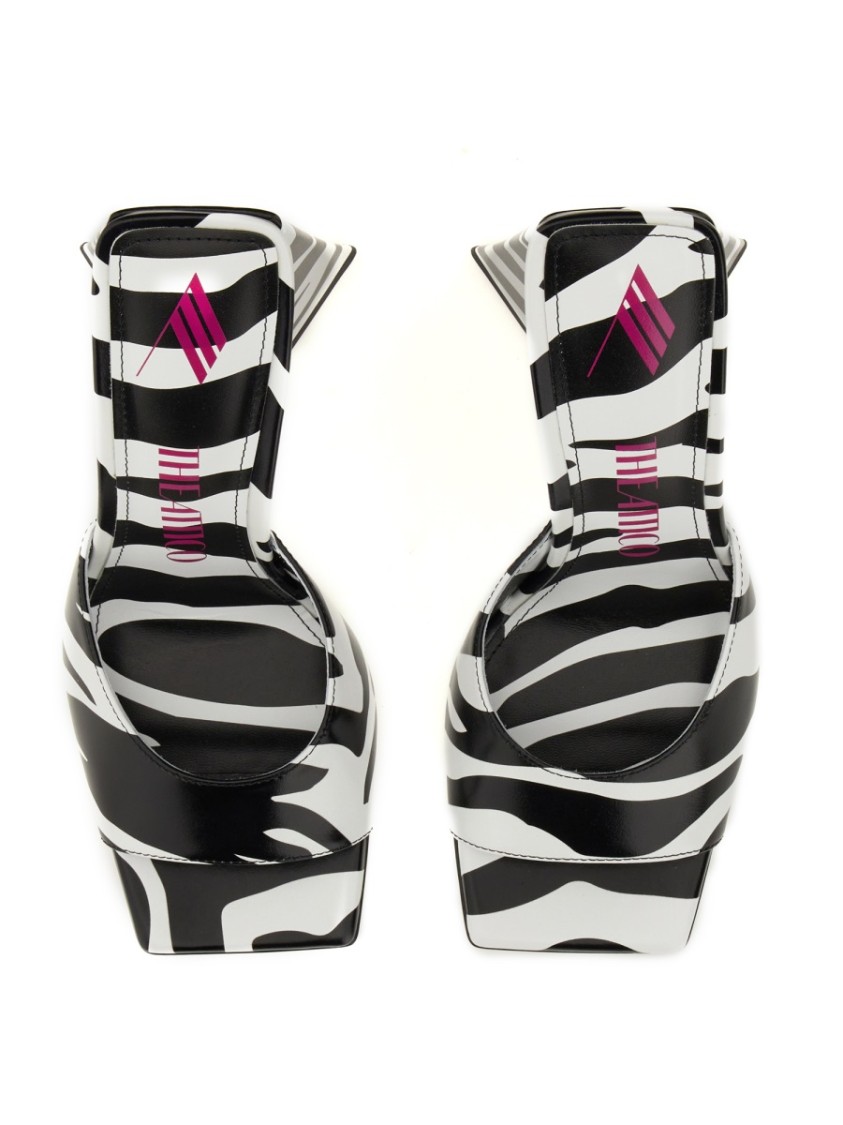 Shop Attico The Mule Devon In Multicolor