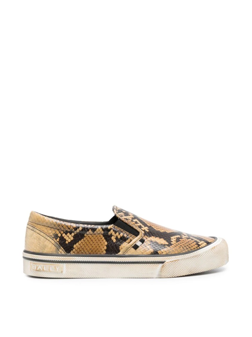 Bally Santa Ana Slip-on Sneakers In Neutral
