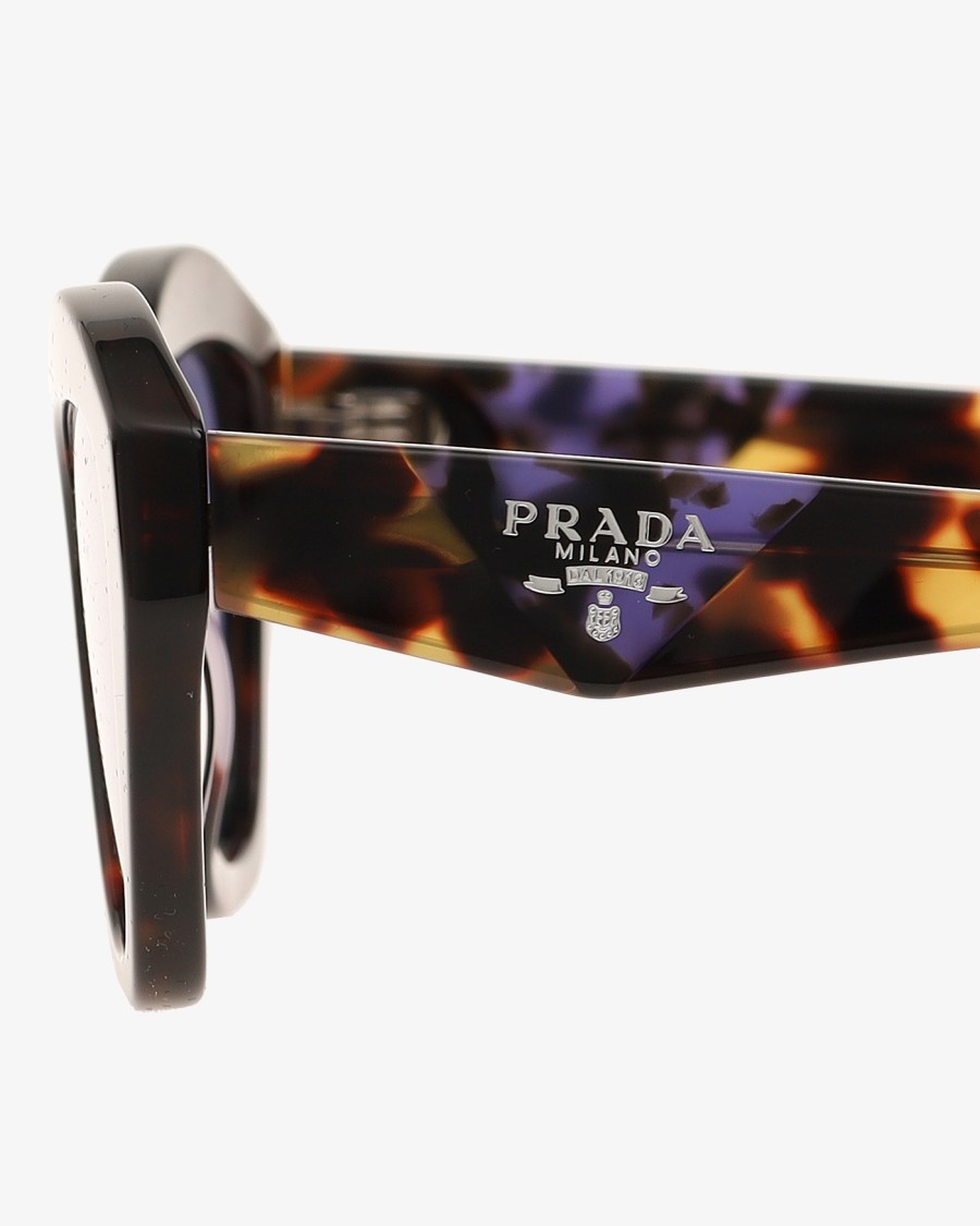 Prada Briar Tortoise Acetate Sunglasses With Polarized Lenses