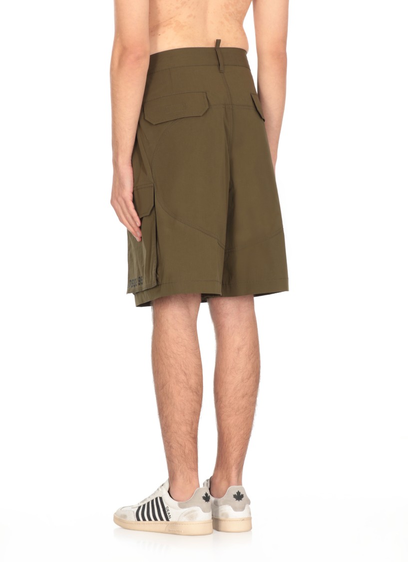 DSQUARED2 DSQUARED2 UTILITY TRACK BERMUDA SHORTS