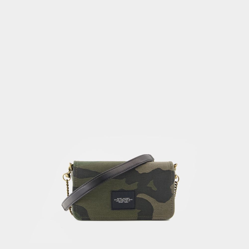 Marc Jacobs The Mini Crossbody - Cotton - Printed In Green