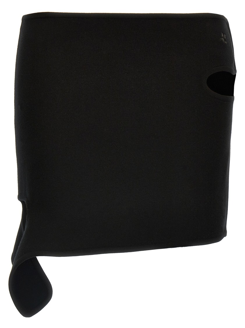 Courrèges Skirts Blacks And Greys In Black