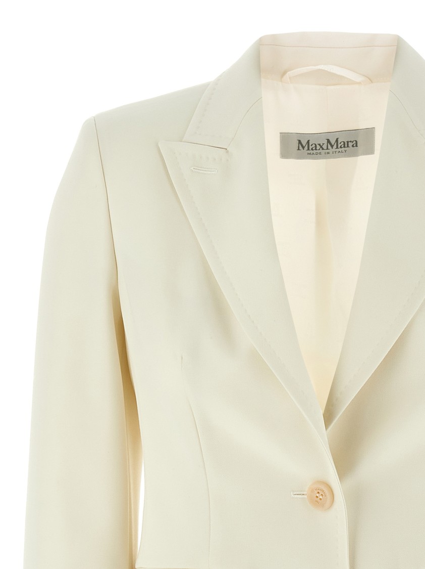Max Mara Palchi Blazer And Suits White In White