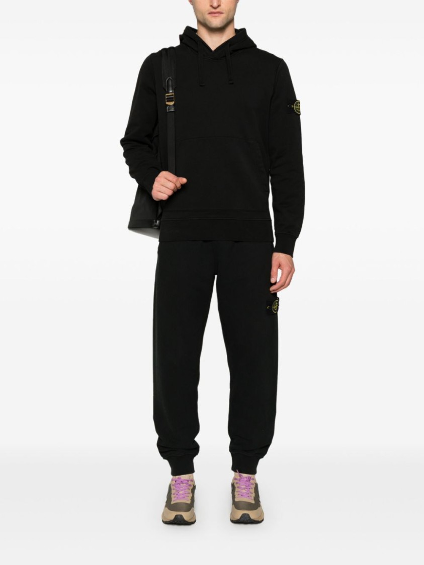 Stone Island Sweaters In Black