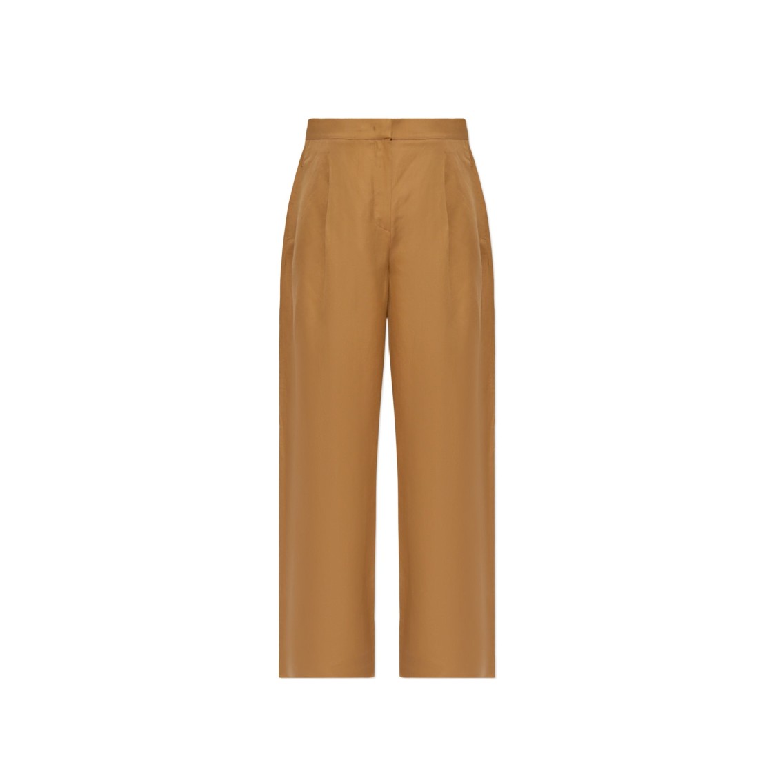 Max Mara Wide Leg Colonia Trousers In Brown