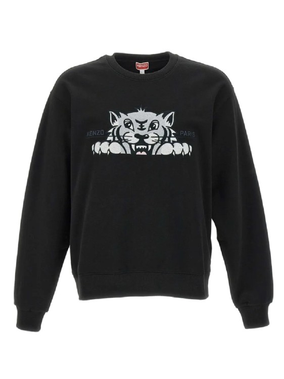 Kenzo Tiger Graphic Black Sweatshirt in Black | THE LIST