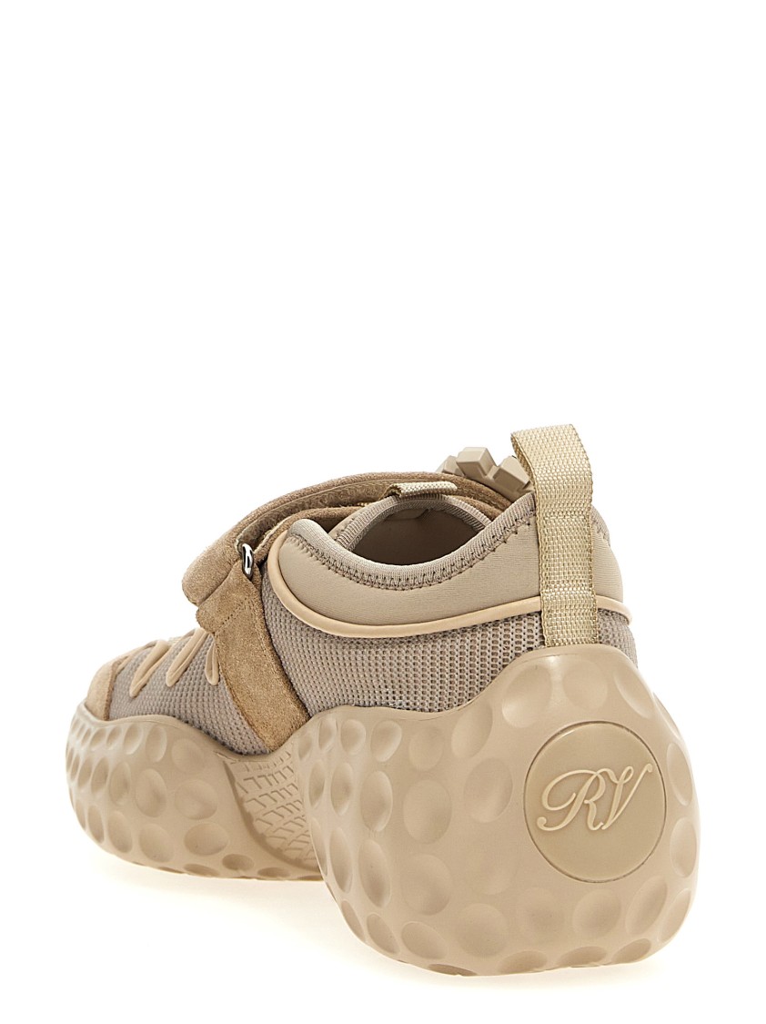 Roger Vivier 'viv' Run Light Trekky' Sneakers In Neutral