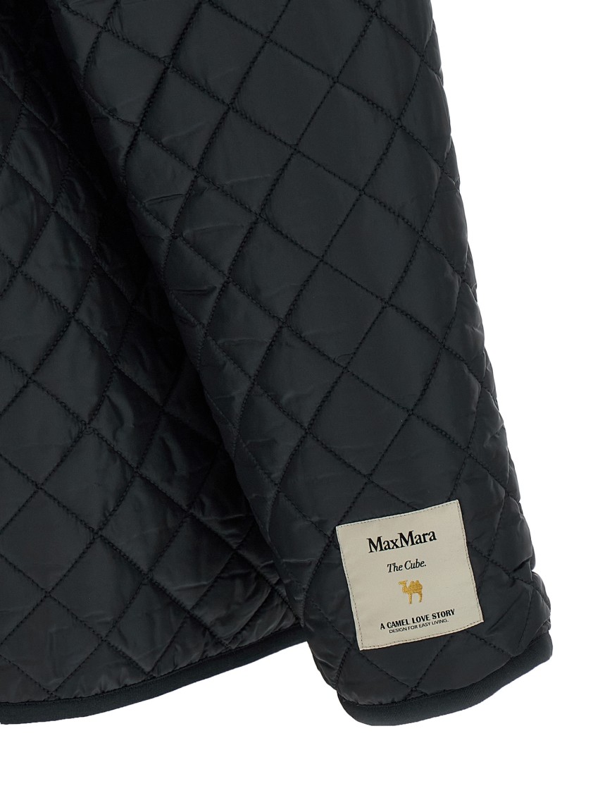 Max Mara 'leo' Reversible Jacket In Black