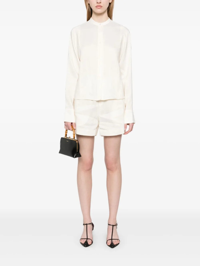 LOULOU STUDIO LOULOU STUDIO LIGHT BEIGE ADONIA SHORTS