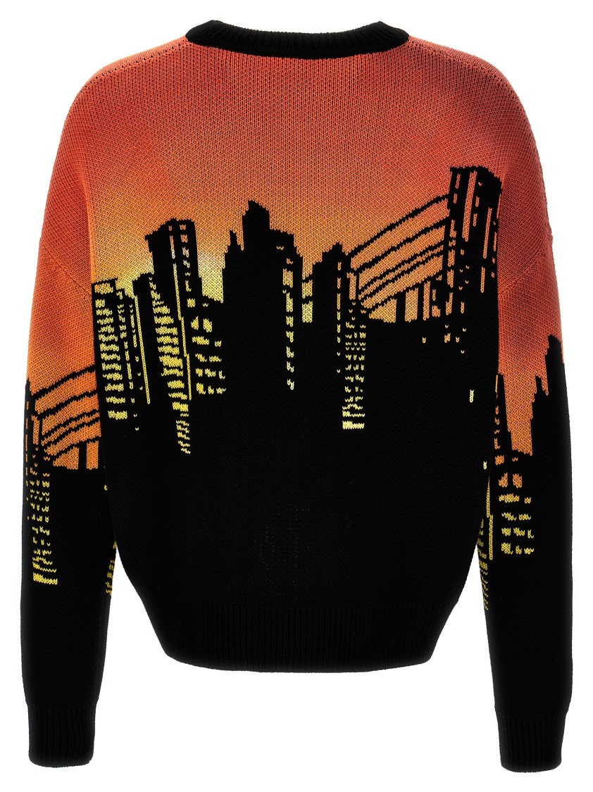 Dsquared2 Intarsia Sweater Sweaters And Cardigans Multicolor In Multi