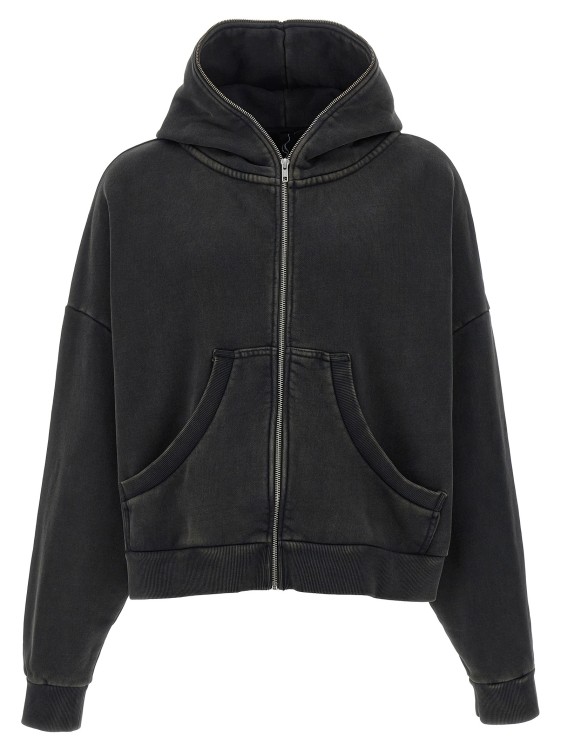 SサイズEntire Studios Eternal zip Washed BL Entire Studios – Eternal Zip Washed Black