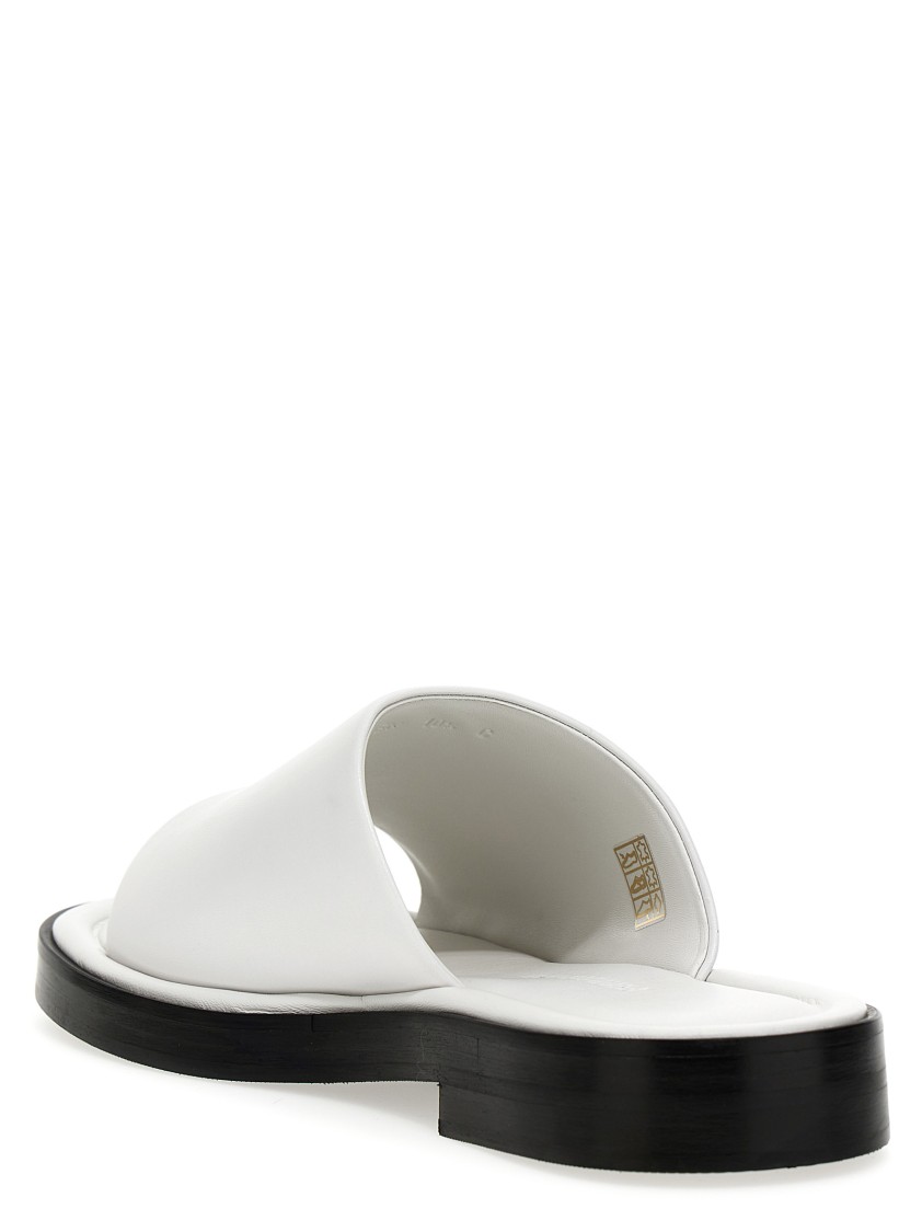 Ferragamo Woman Sandals White Size 8 Calfskin In White