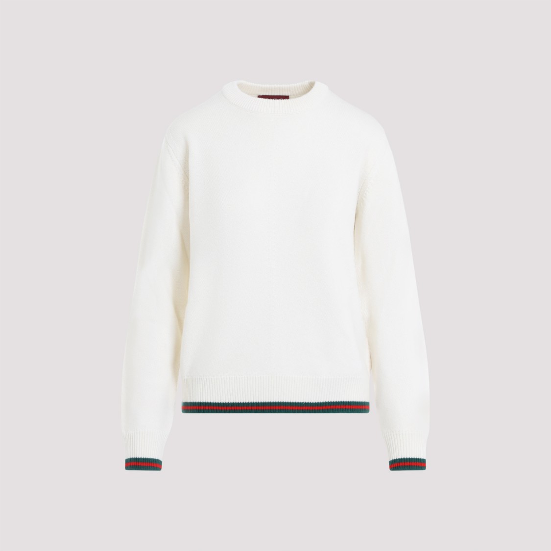 Gucci Women Ivory Wool Blend Sweater In White