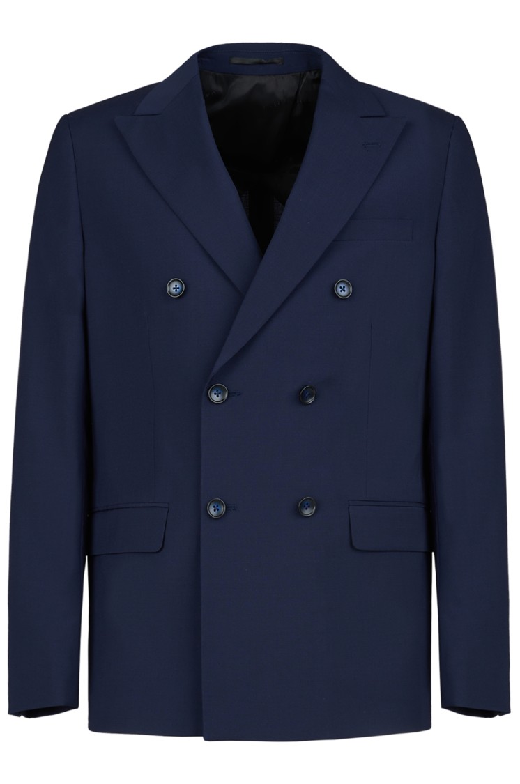 Gazzarrini X Michele Franzese Double-breasted Blazer In Black