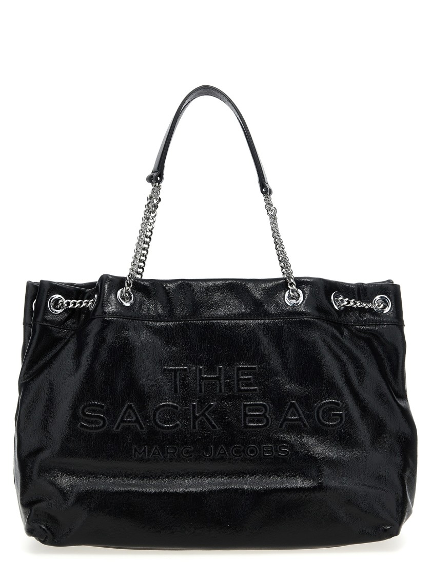 Marc Jacobs 'the Large Chain Sack' Shoulder Bag In Black