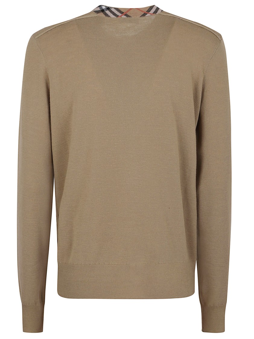 Burberry Classic Wool Sweater In Brown