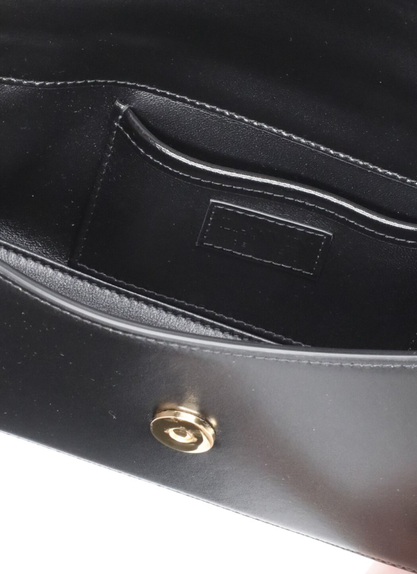 Shop Lanvin Nano Pencil Shoulder Bag In Black