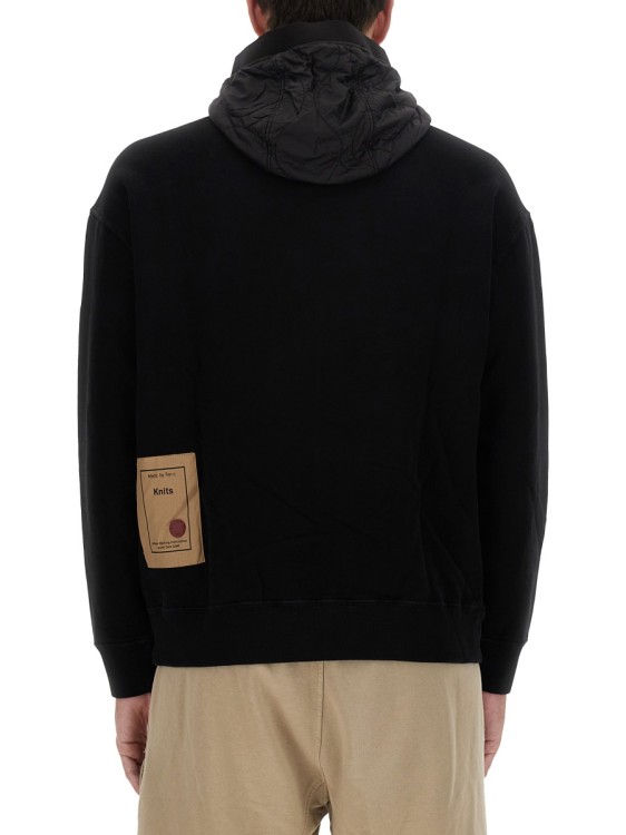 パーカー・フーディ Ten C Layered Black Hoodie Ten C Layered Black Hoodie in Black | THE LIST
