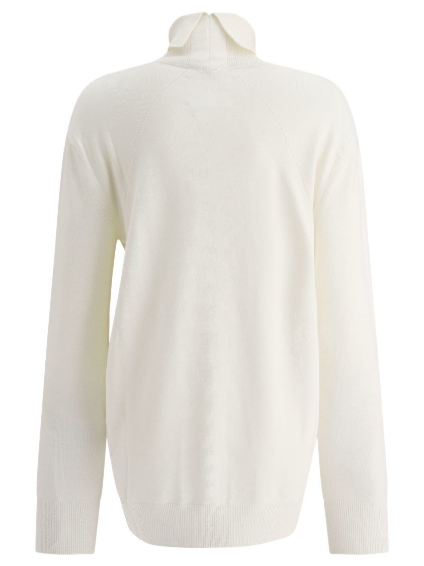Jil Sander Lighweight Turtleneck Sweater In White