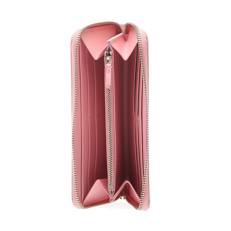 ORCIANI 24SS 財布・小物その他 ピンク系 Orciani Full Zip Pink Leather Wallet in Pink | THE LIST