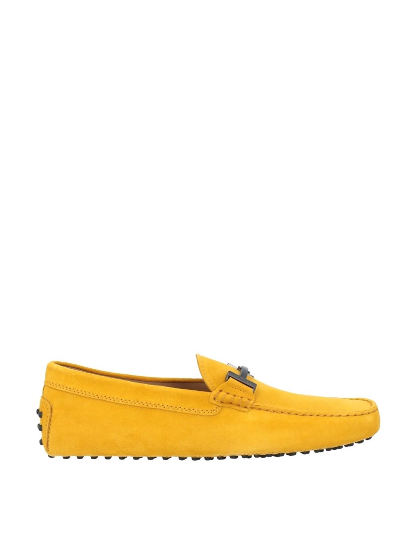 Tod's Timeless Gommini Driving Shoes Loafers In Gold