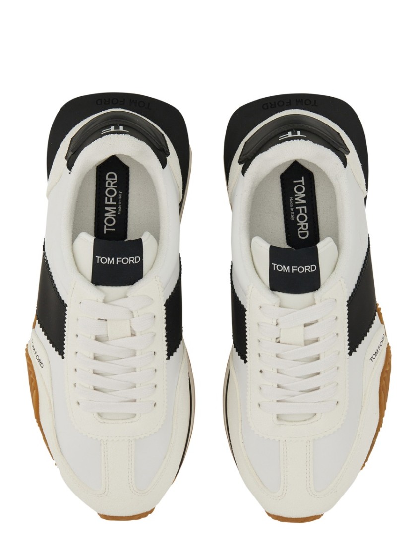 Tom Ford Logo-patch Lace-up Sneakers