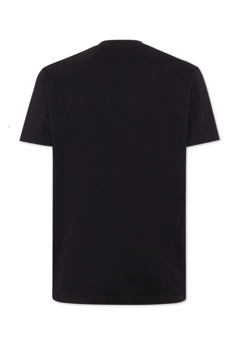 Dsquared2 Black T-shirt With Logo Print On The Front
