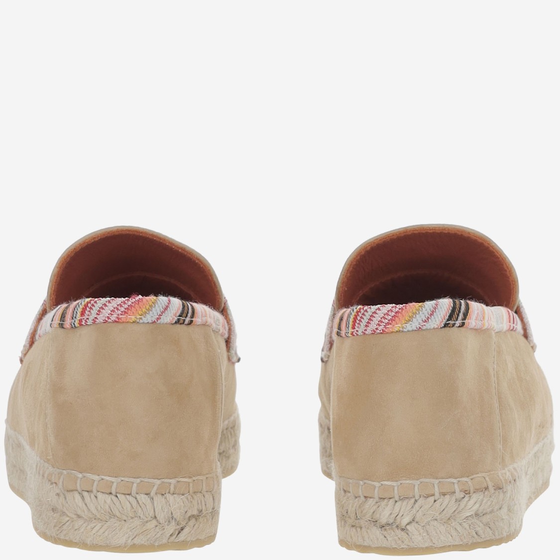 Shop Missoni Viscose Blend Espadrilles With Zigzag Pattern