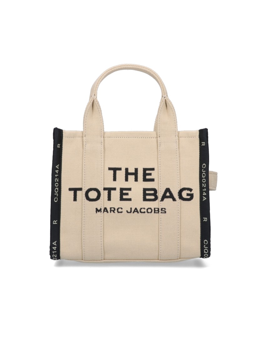 Marc Jacobs The Jacquard Small Tote Bag  Beige