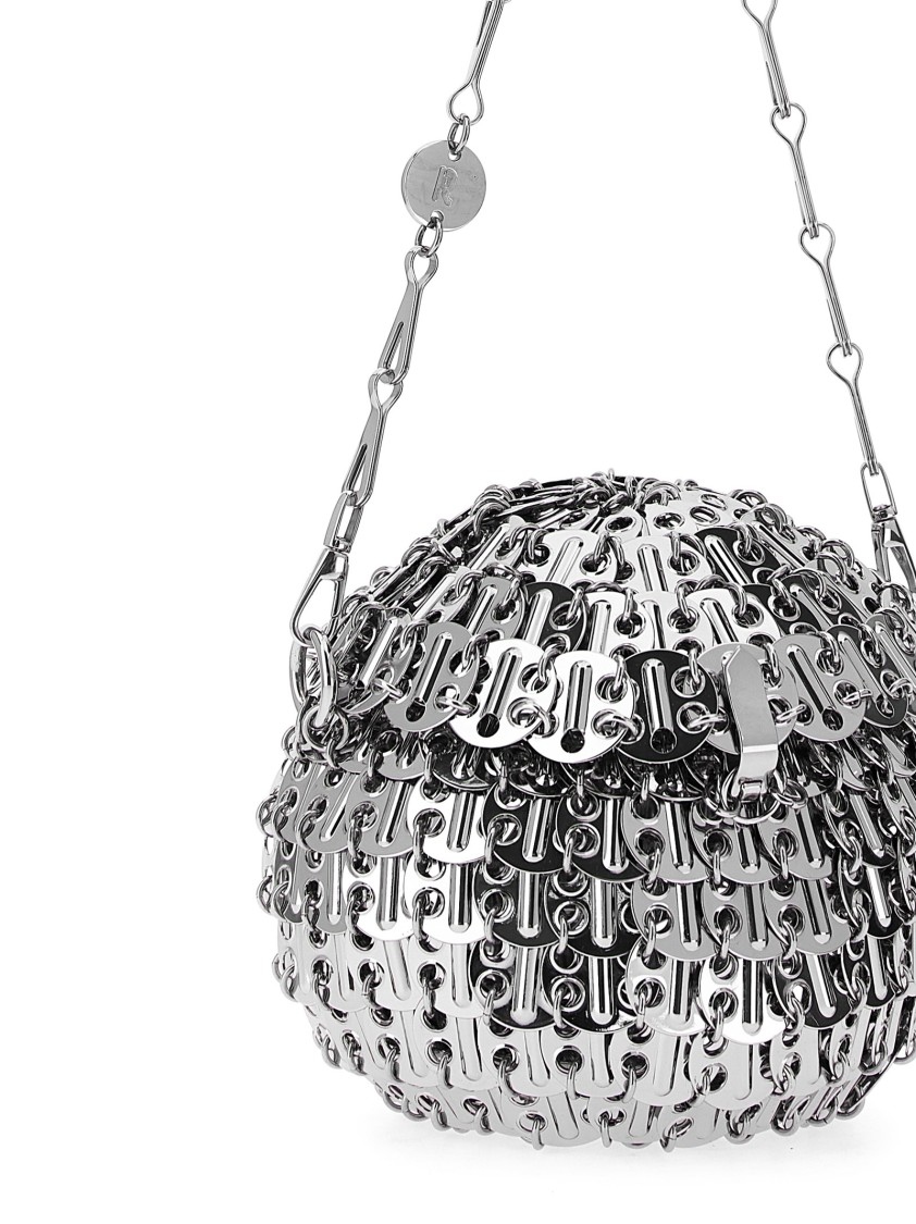 Rabanne Paco '1969 Ball' Handbag In Silver