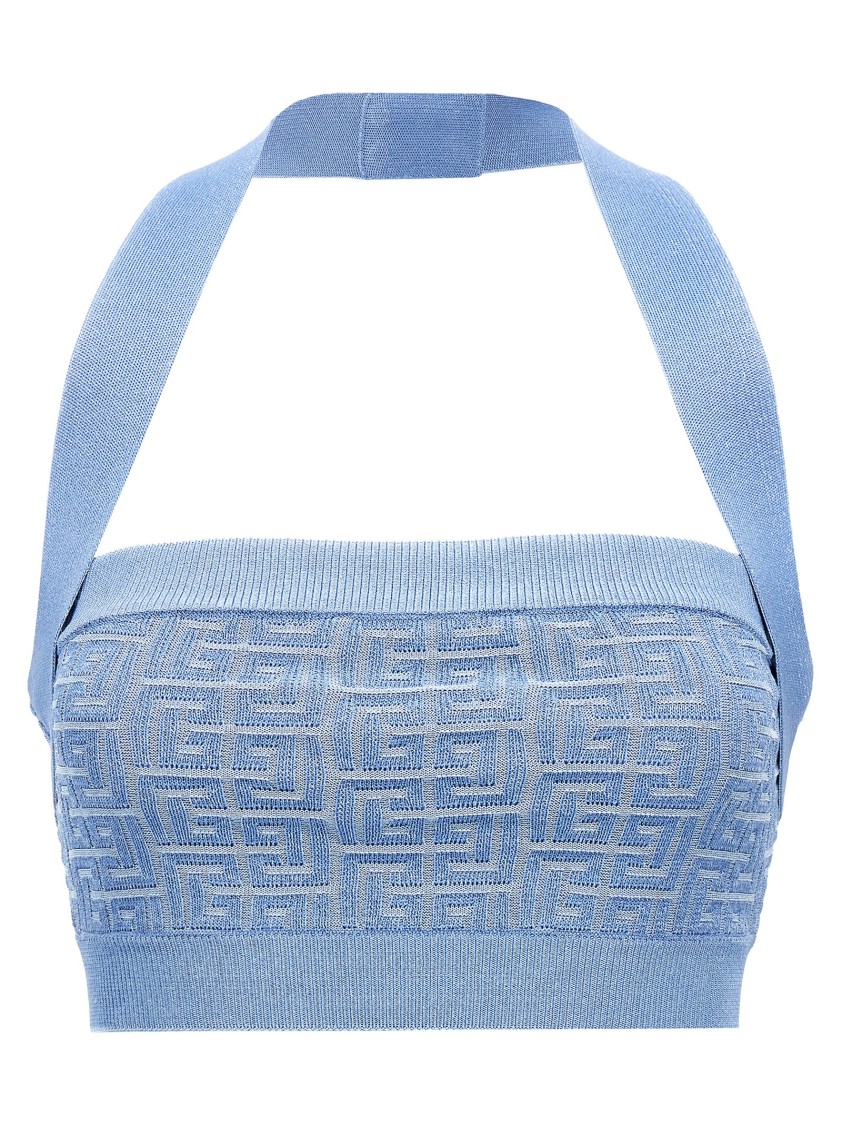 Balmain Pb Top In Blue