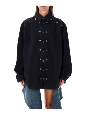 オールインワン・サロペット Y/Project Chemisier Dress With Asymmetric Collar Y/Project Chemisier Dress With Asymmetric Collar | THE LIST