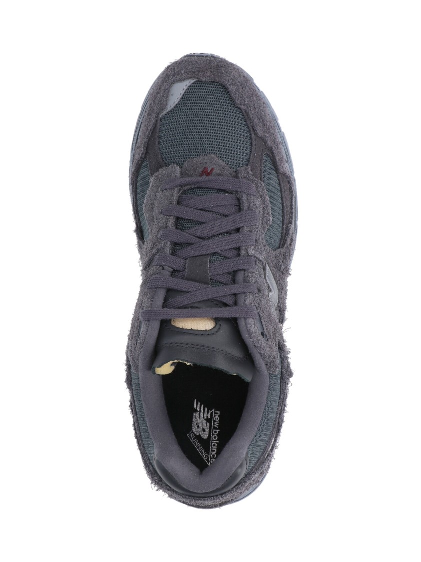 New Balance Dark Grey Suede And Mesh 2002r Sneakers In Gray