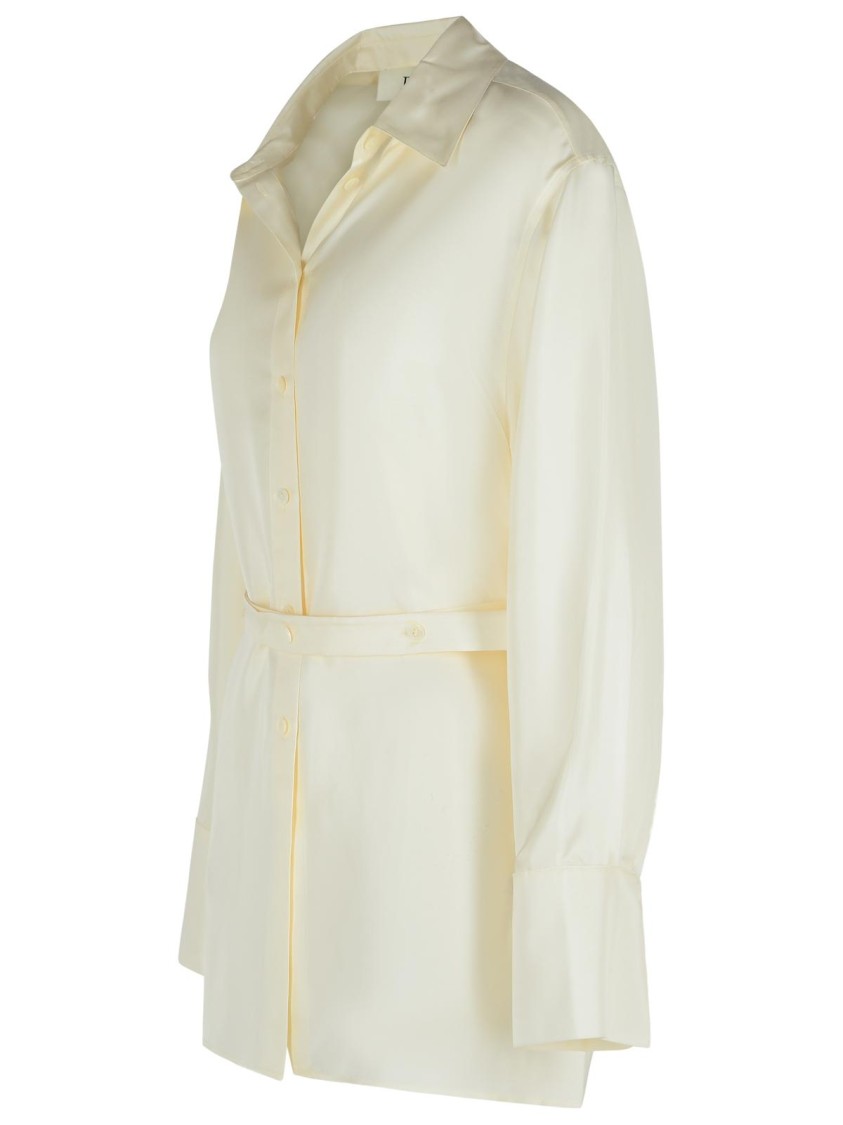 Rohe Róhe Cream Silk Shirt