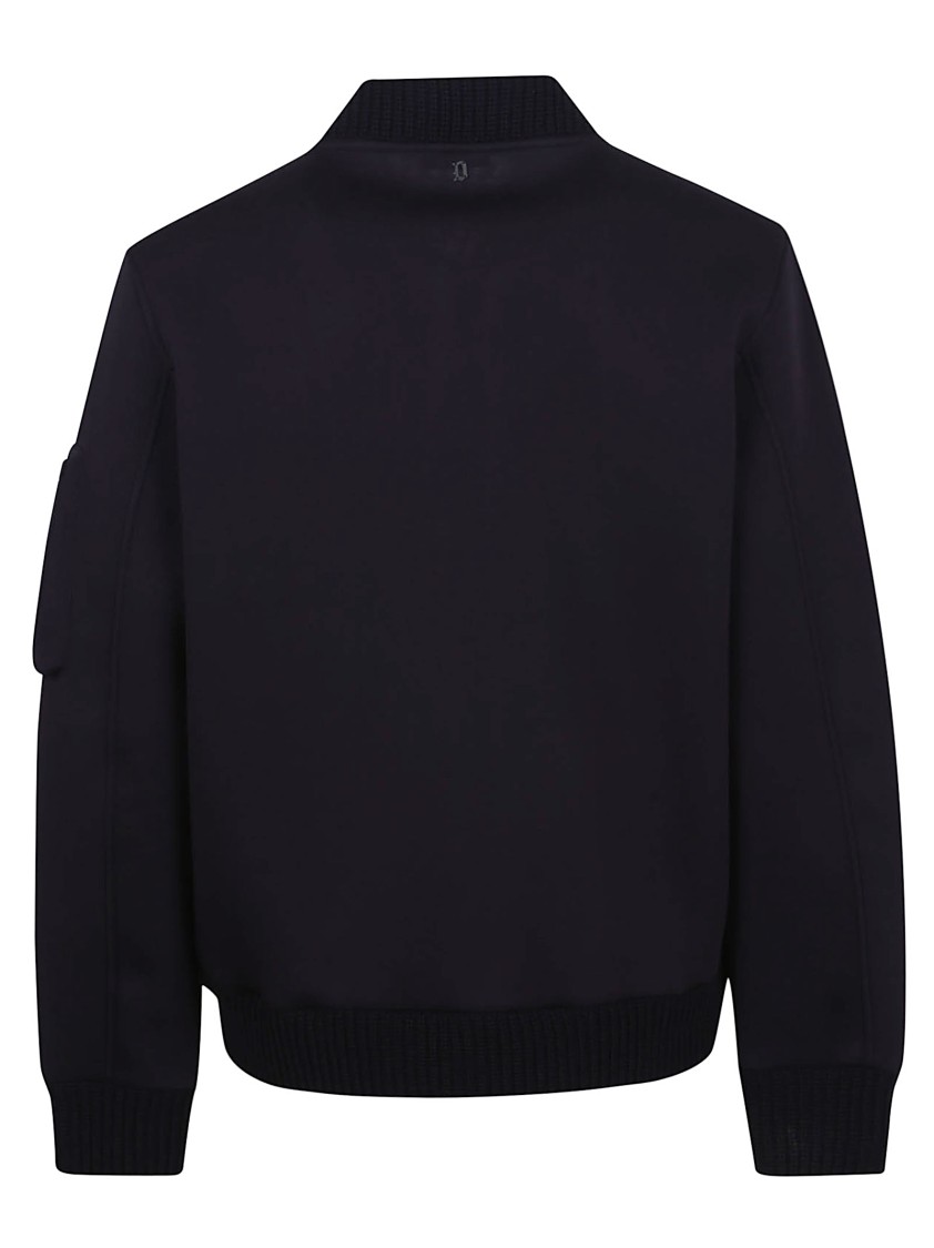 Dondup Zip-fastening Bomber Jacket In Black