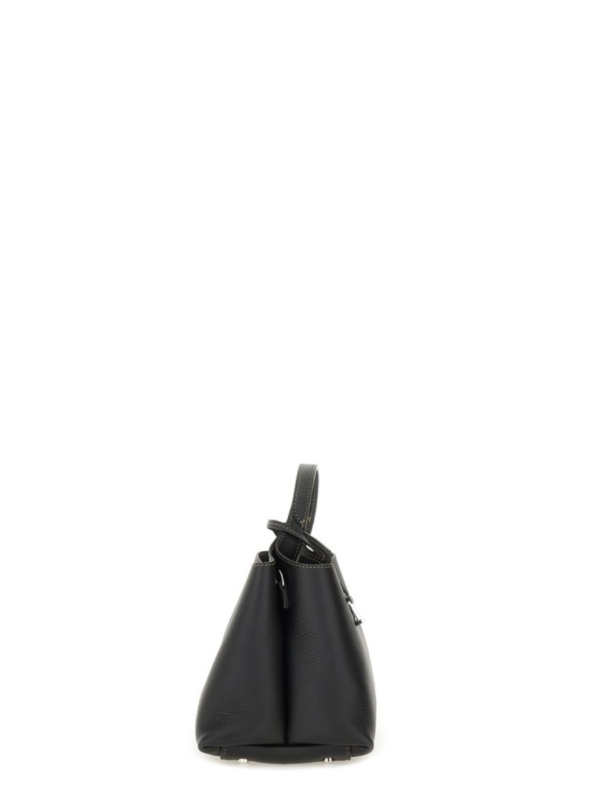 Tod's Apa Sacca Micro Pend. T Trac Pelle In Black