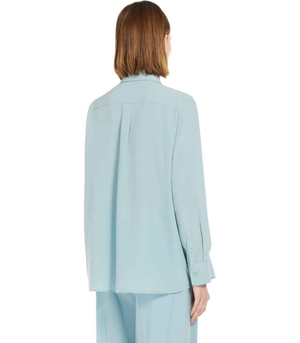 Shop Max Mara Almina Anice Shirt In Blue