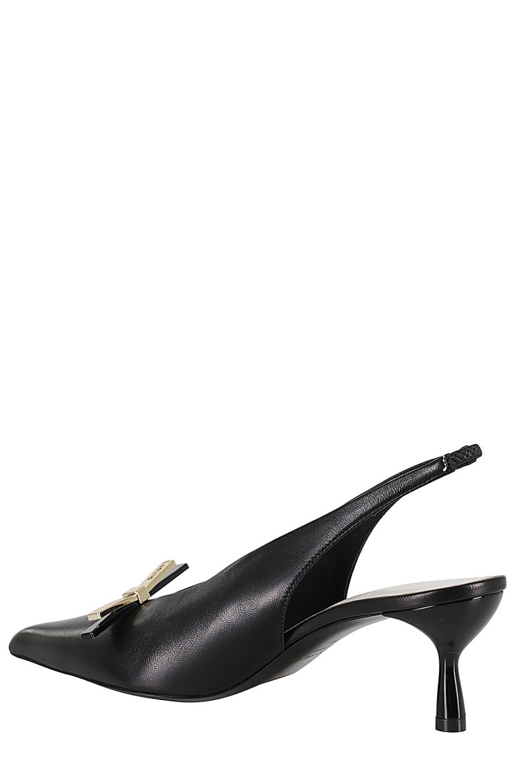 Lanvin 60mm Leather Pumps In Black