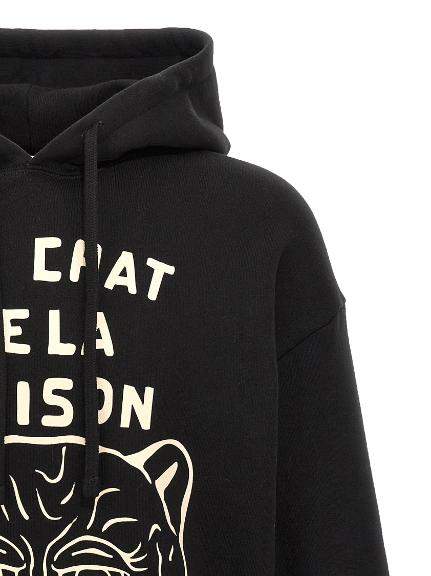 パーカー・フーディ Valentino Garavani Le Chat De La Maison' Print Brushed Valentino Garavani Le Chat De La Maison' Print Brushed