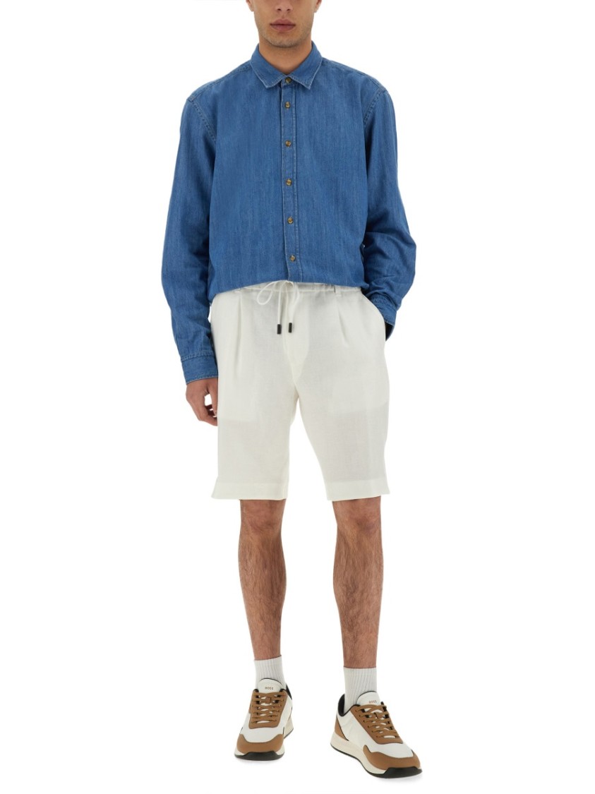 BOSS CAMEL BOSS CAMEL "L-PEETL-PL-RDS-S-252" SHORT 