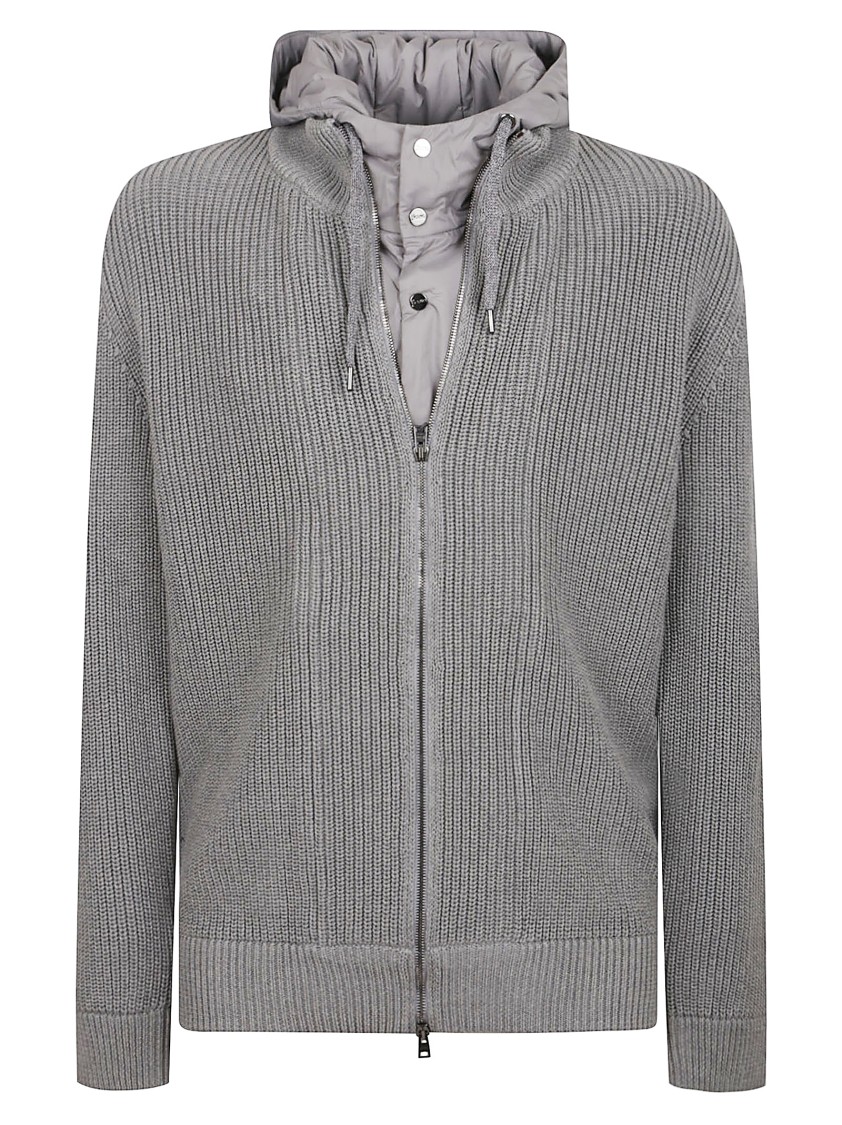 Herno Nylon Bib Knit Jacket