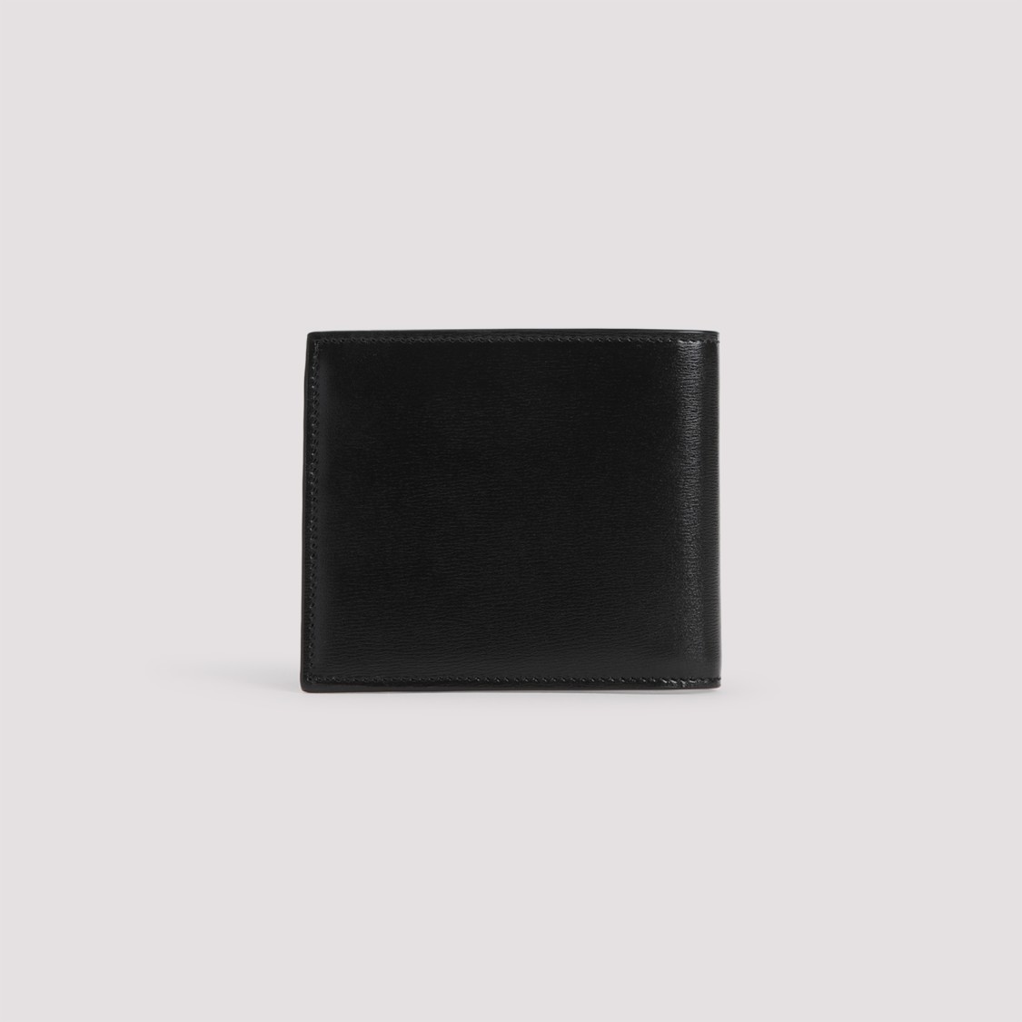 SAINT LAURENT SAINT LAURENT BLACK BRUSHED LEATHER WALLET