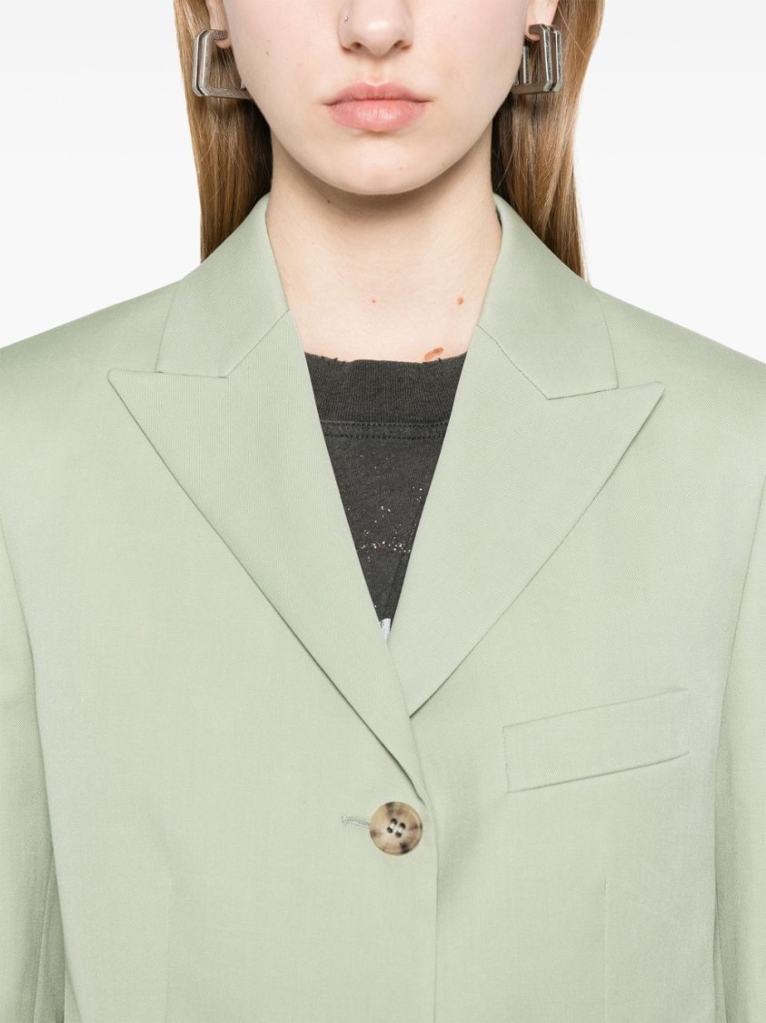 Golden Goose Structured Jacket With Notch Lapels And Shoulder Pads