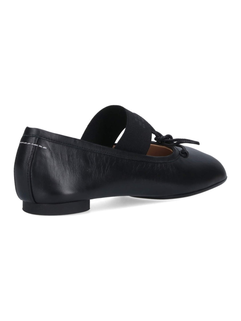 Shop Mm6 Maison Margiela Mm6 By Maison Margiela "anatomic" Ballerinas – Black