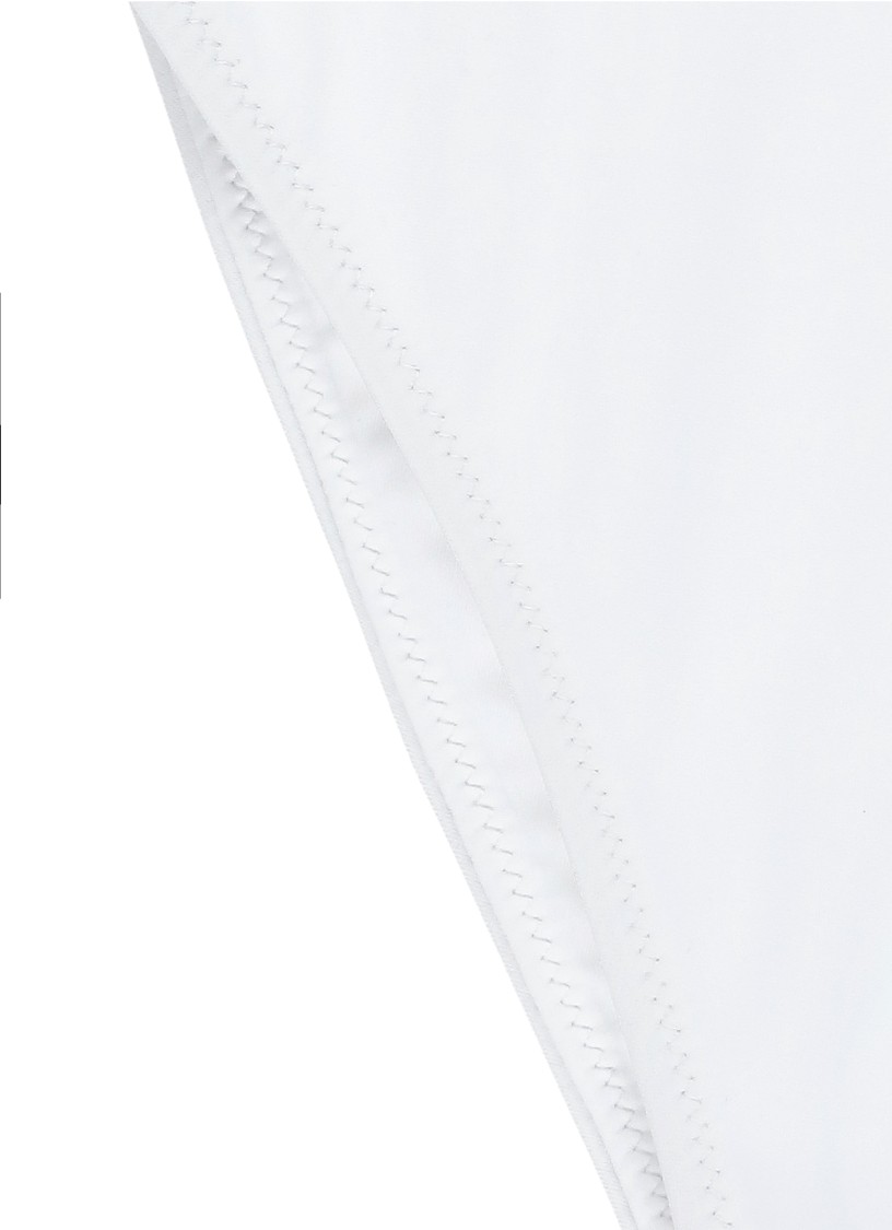 Brunello Cucinelli White Techno Jersey Precious Details One-piece Swimsuit In White